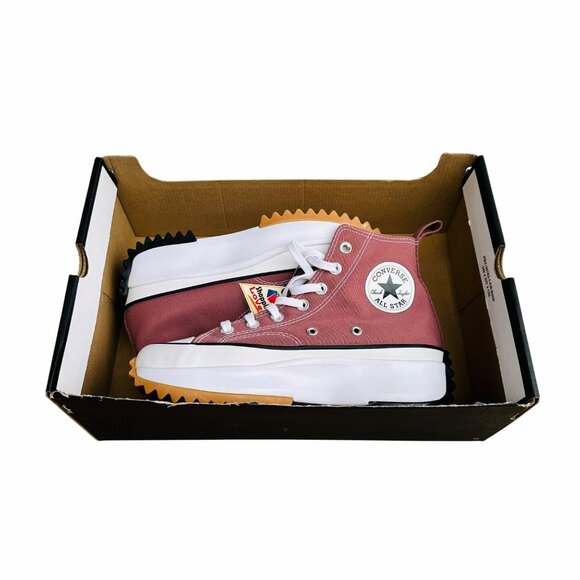 ⭐Converse Run Star Hike Hi Platform Sz 7.5 Women's Shoes Brown Sneakers A00852C⭐ - Picture 11 of 13